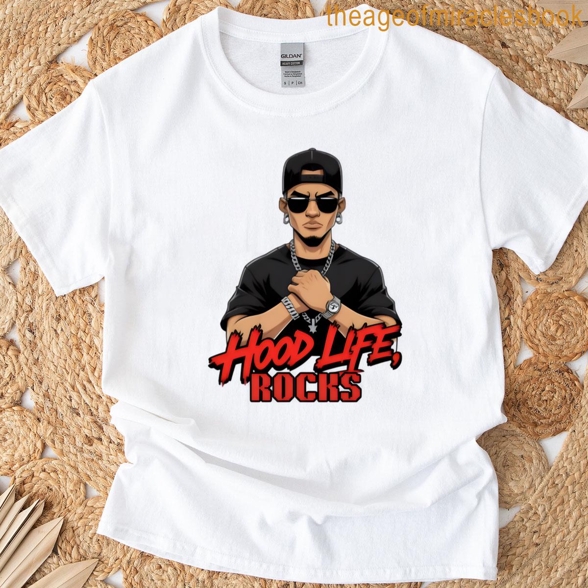 Hood Life Rocks Premium T-shirt