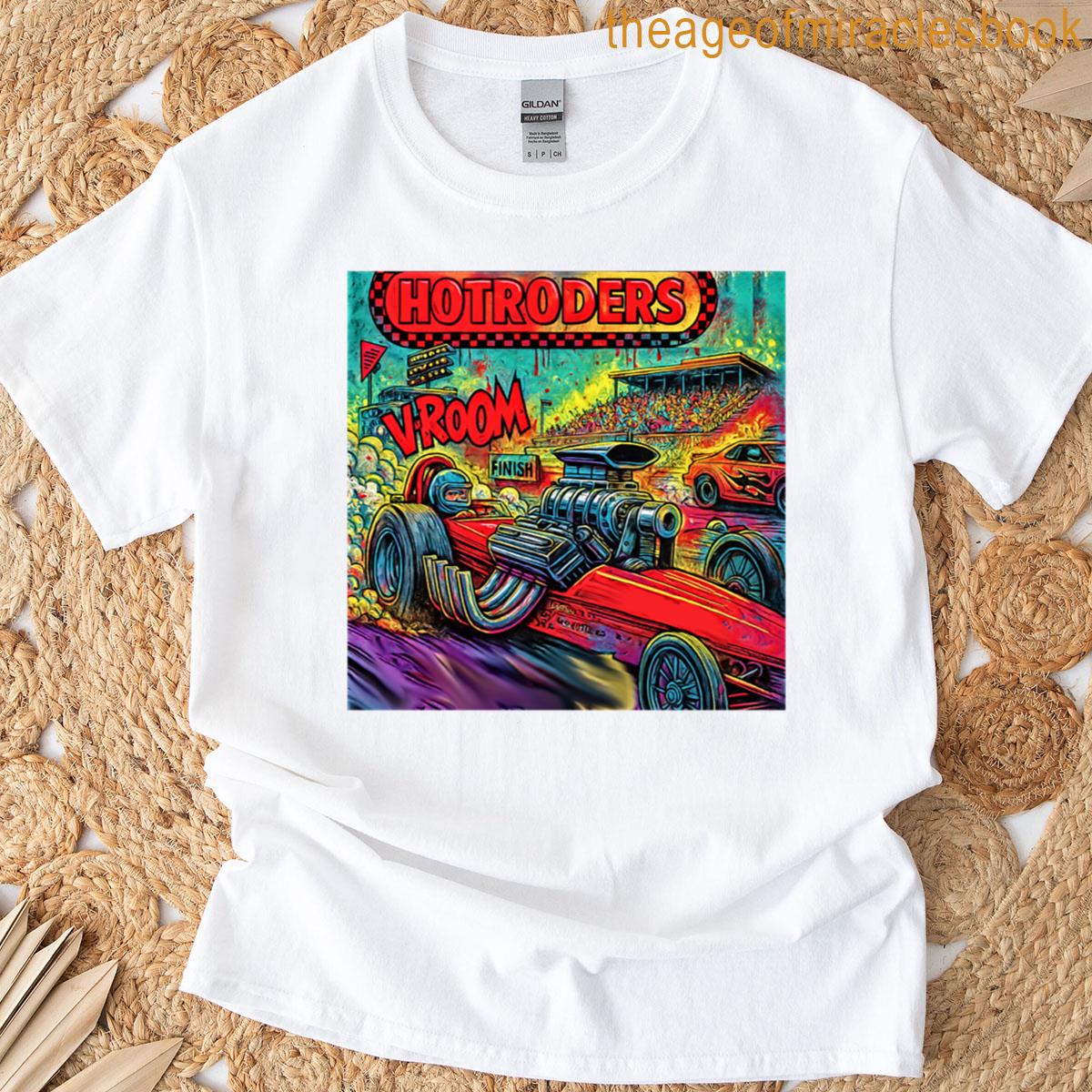 Hot Rod Red Burning Lightning6 T-shirt