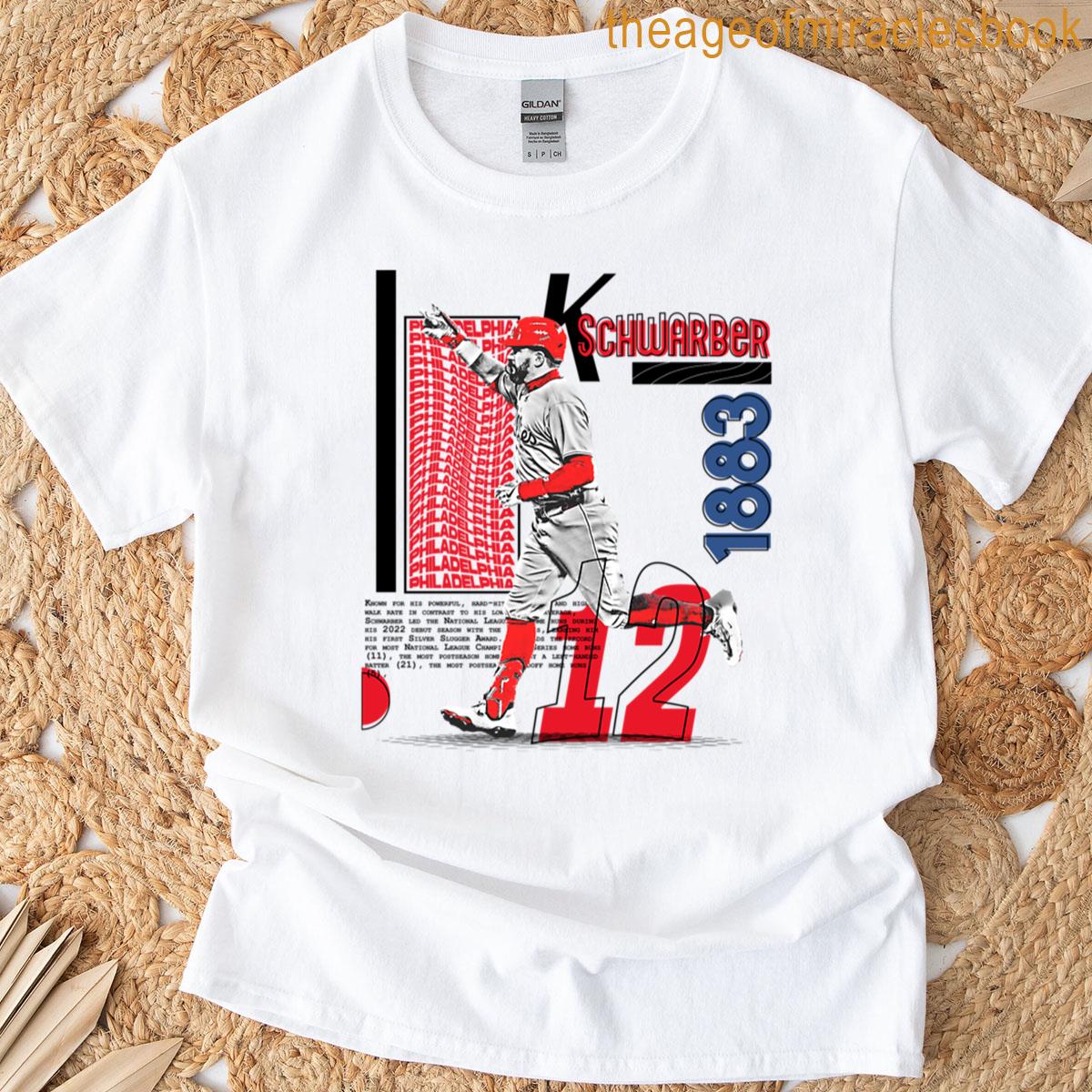 K Schwarber Baseball Player Design T-shirt