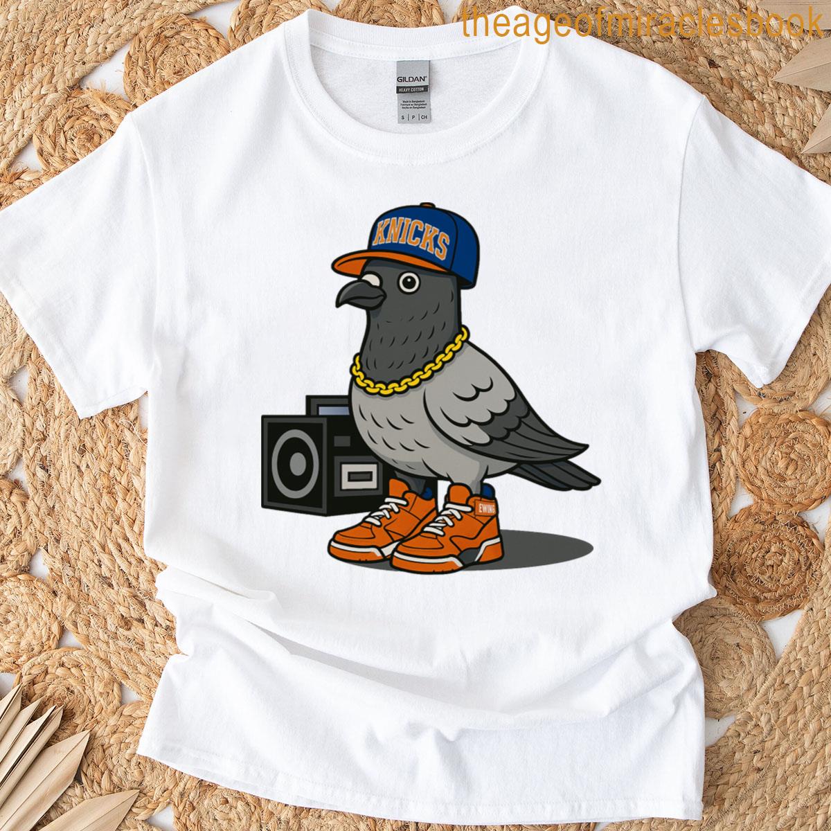 Nyc Pigeon Knicks T-shirt