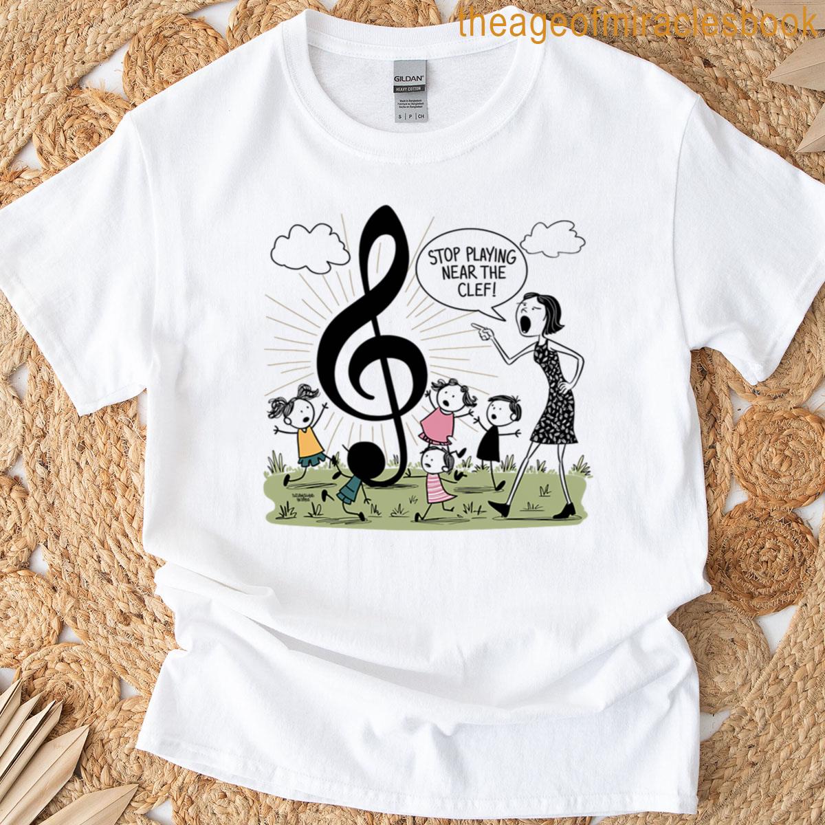 Playing Near The Clef Oversized T-shirt
