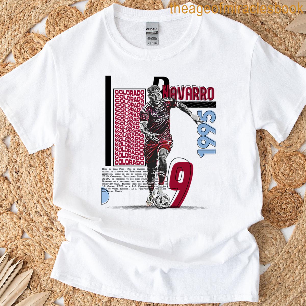 R Navarro Soccer Player Design T-shirt
