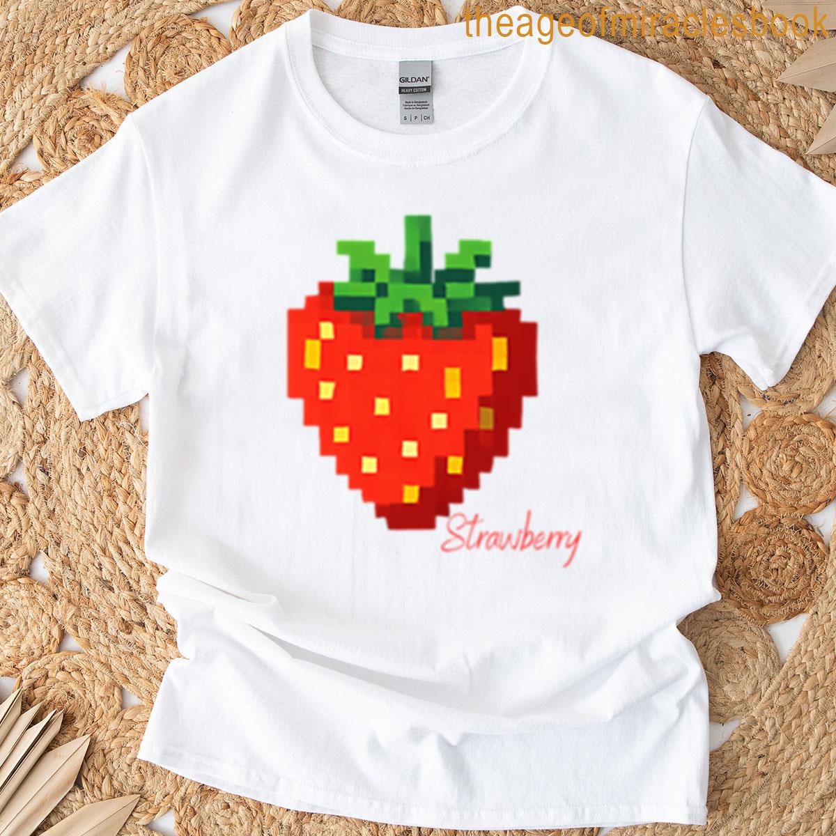Strawberry 8-bit Pixel T-shirt