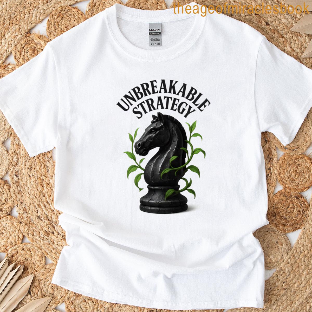 Unbreakable Strategy Chess Knight Attitude Mindset Oversized T-shirt