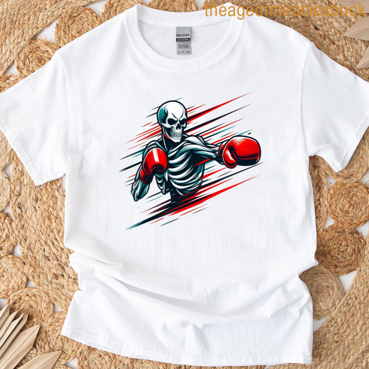 Vector Skeleton Boxing Power T-shirt