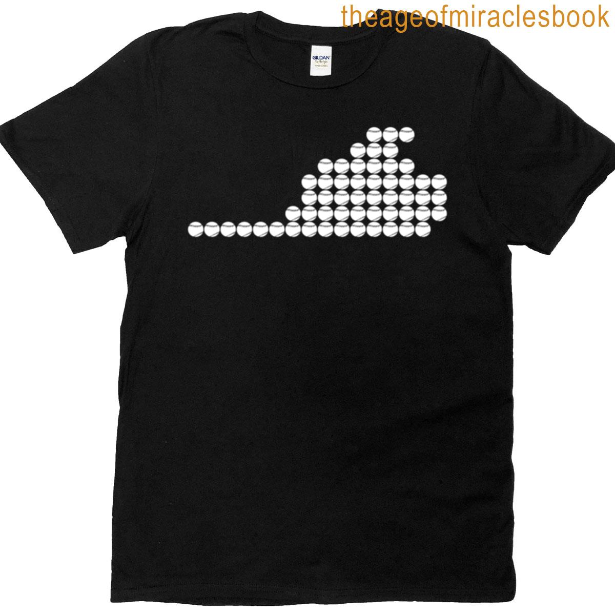 Virginia White Baseball Fill T-shirt