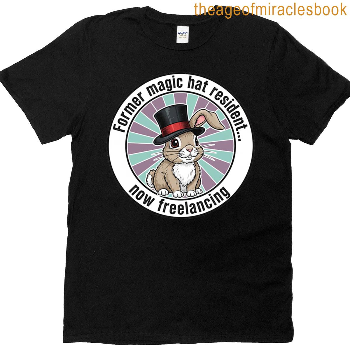 Former Magic Hat Resident Now Freelancing Cute Rabbit T-shirt