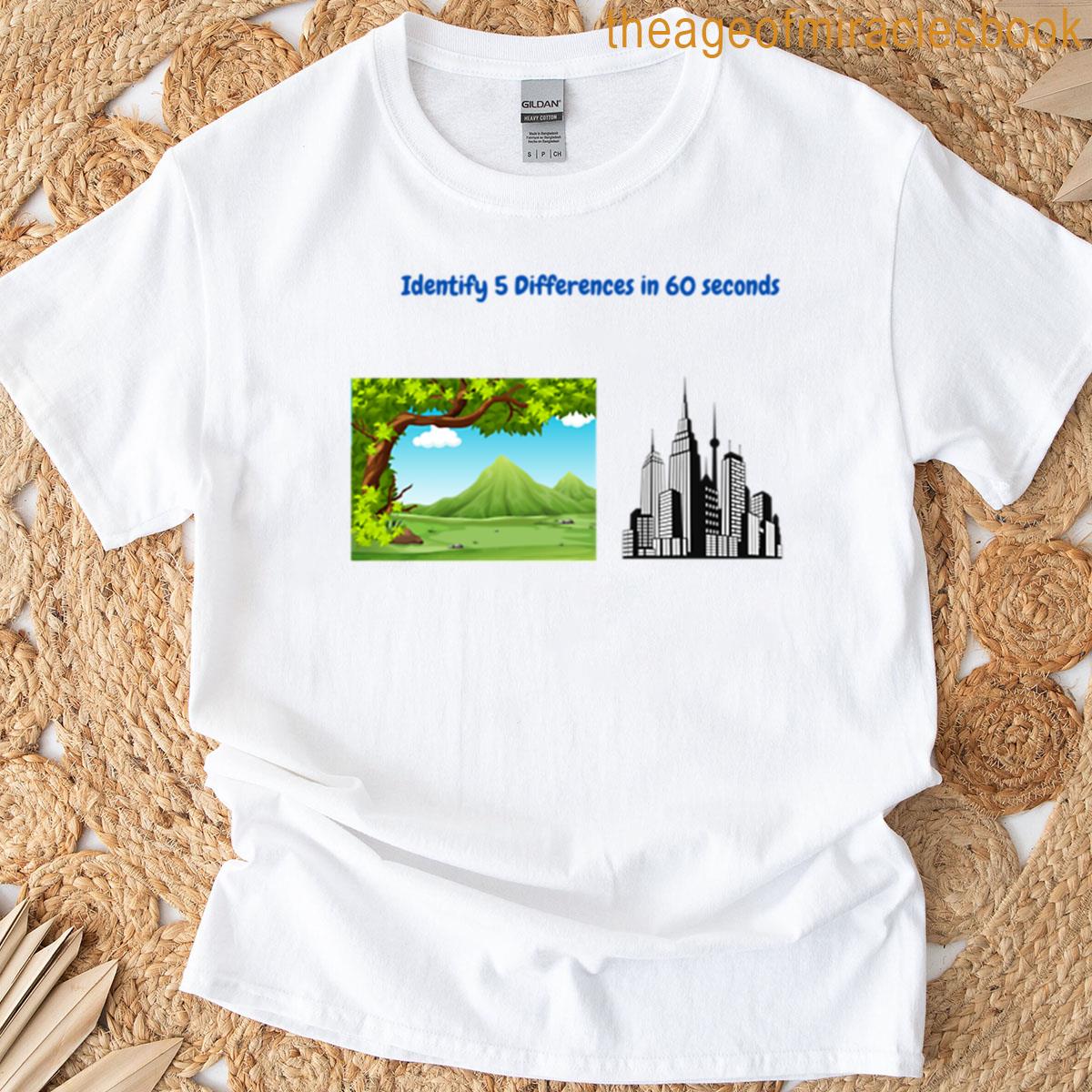 Fun Puzzle Of Difference Between Images T-shirt