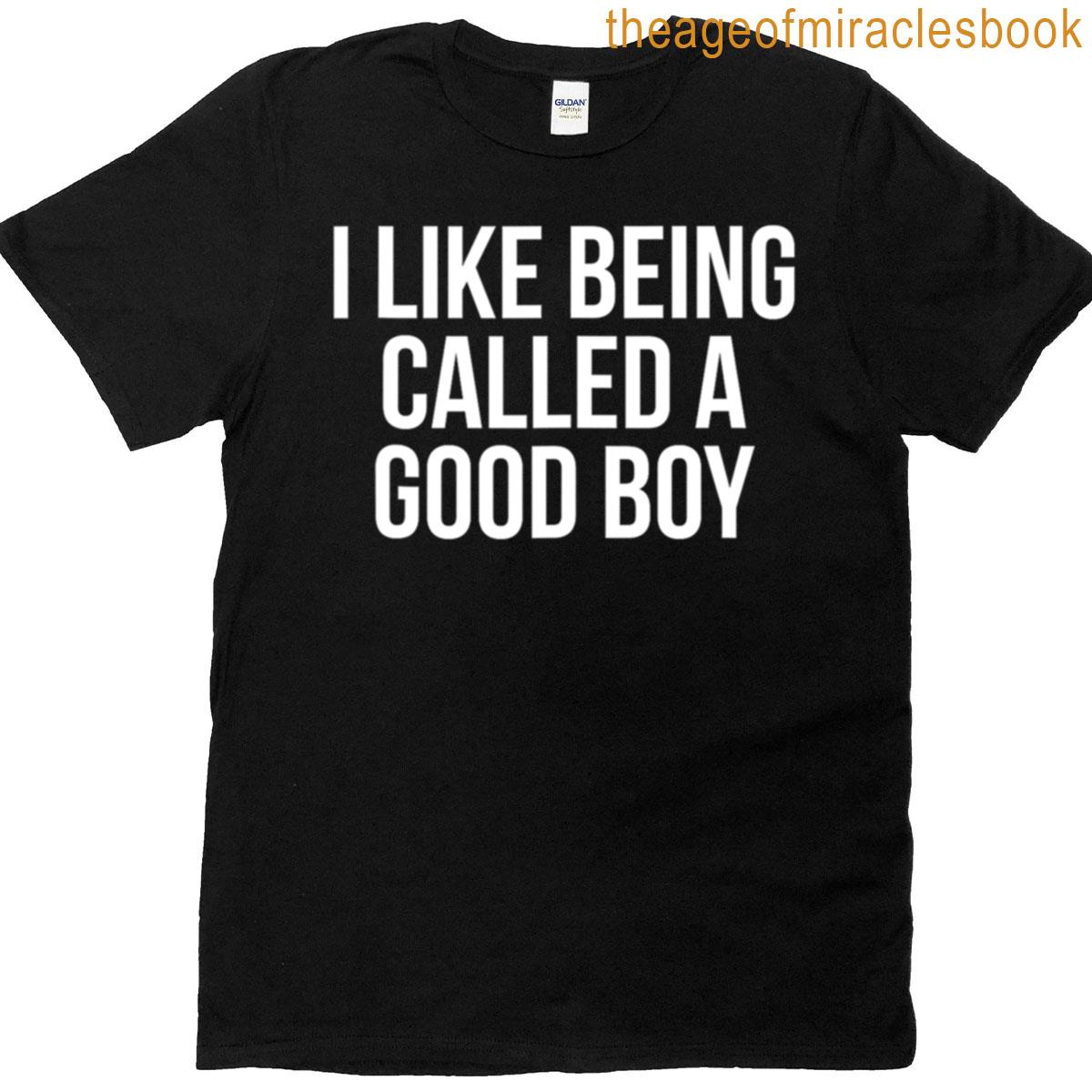 Funny I Like Being Called A Good Boy T-shirt