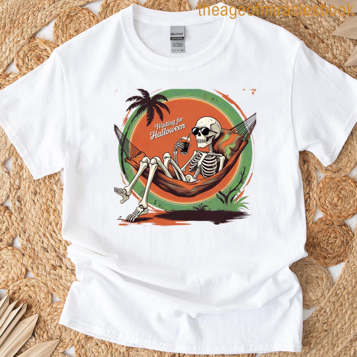 Just Waiting For Hallowen Oversized T-shirt