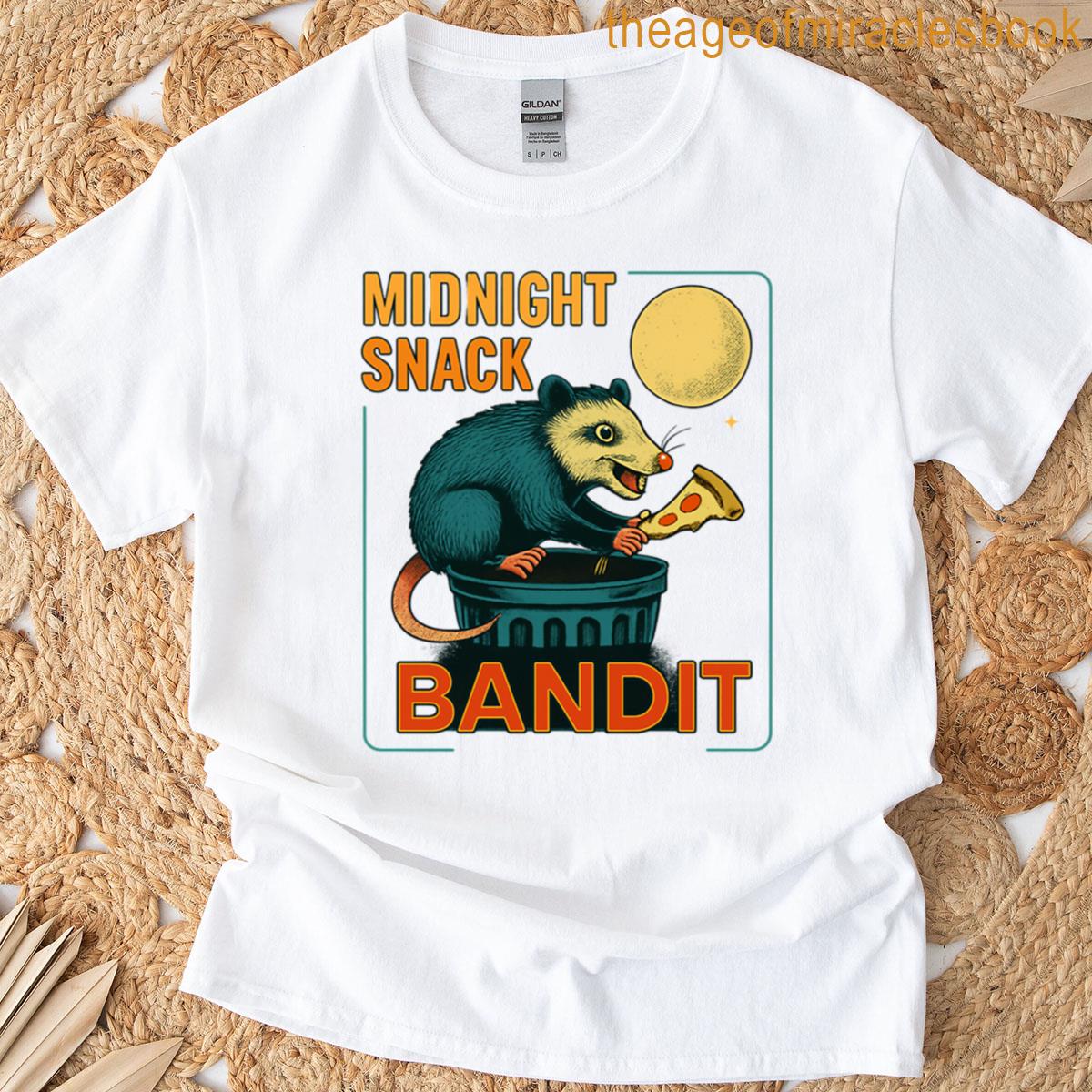 Midnight Snack Bandit Possum T-shirt