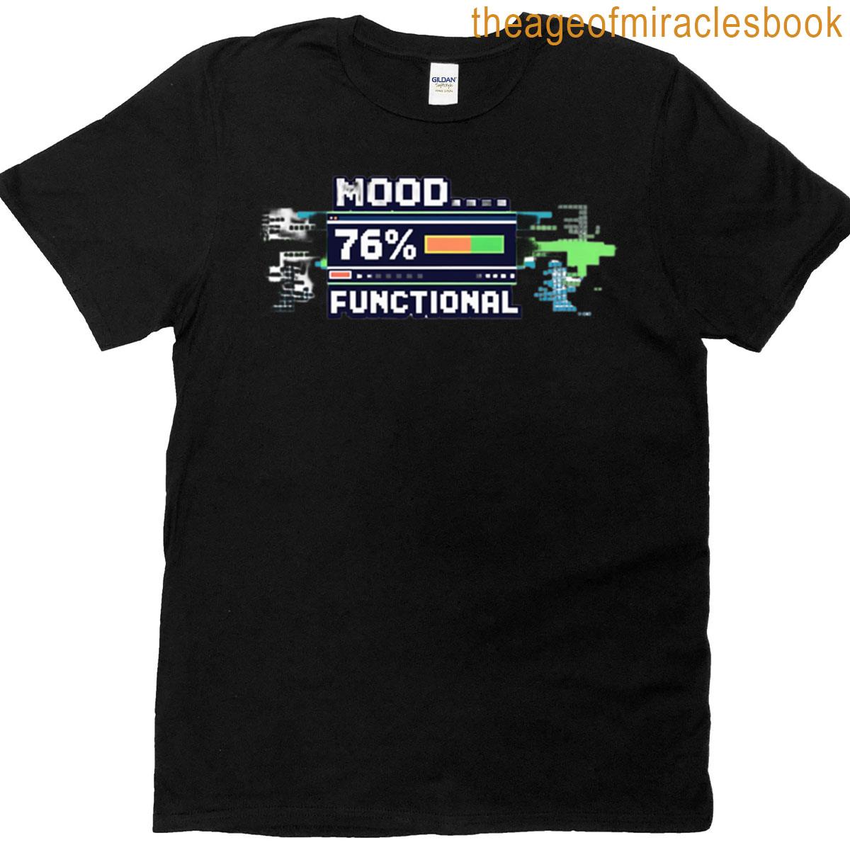 Mood 76 Functional Downloading Bar Tee T-shirt