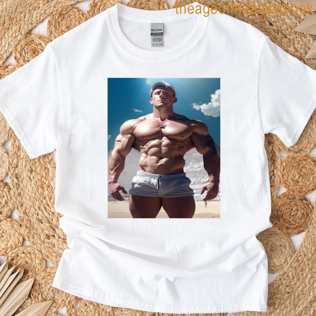 Muscular Pyramids Guard Graphic T-shirt