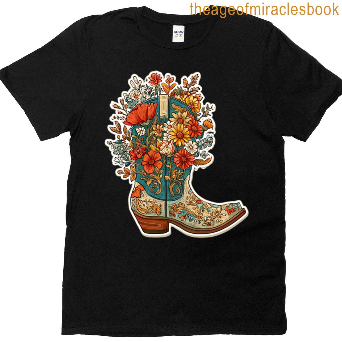 Rootin For Myself Cowboy Boot T-shirt