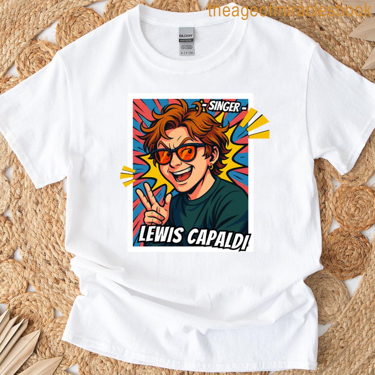 Sam Fender Lewis Capaldi Inspired Design Oversized T-shirt