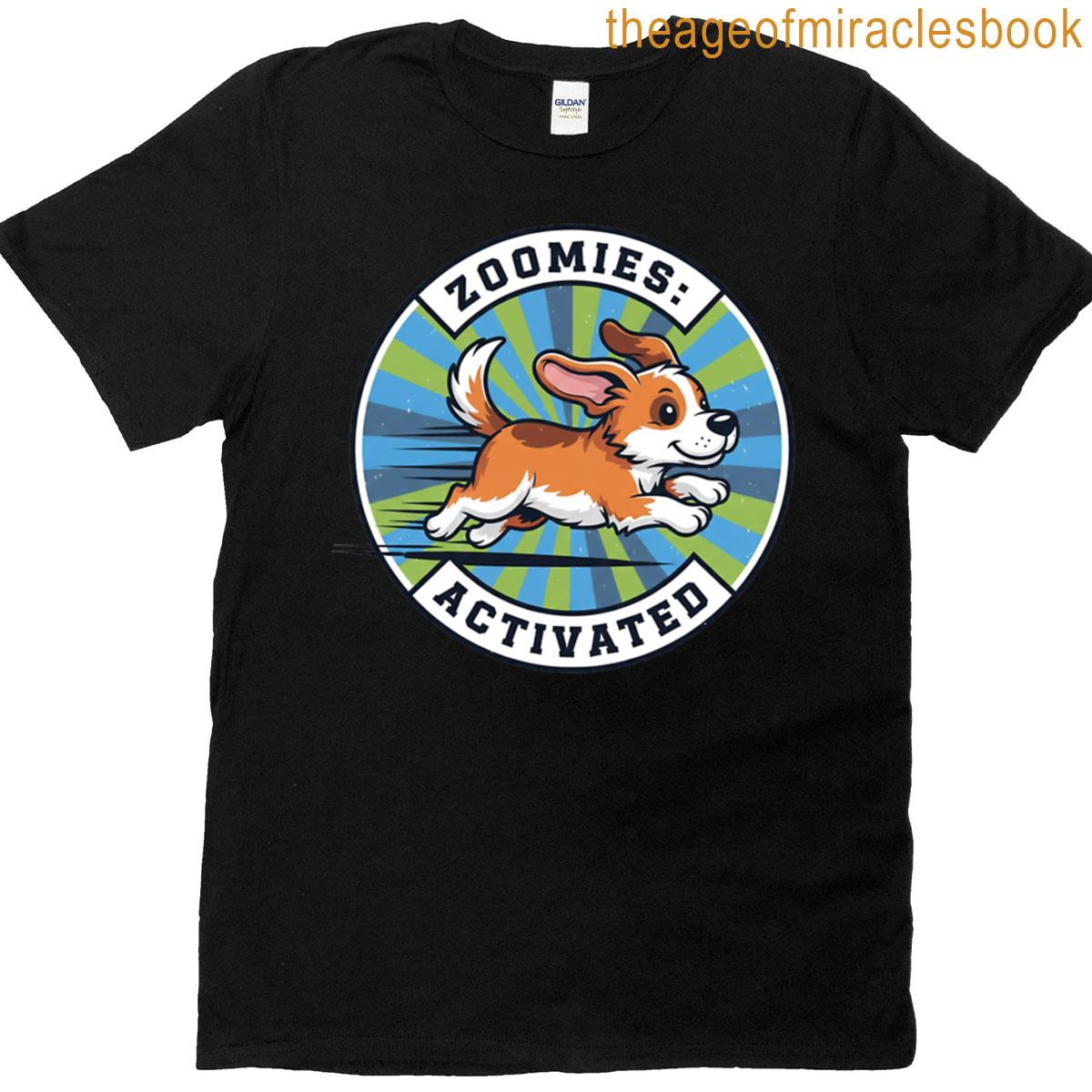 Zoomies Activated Fast Running Dog Oversized T-shirt