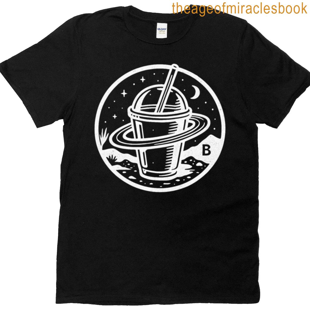 Cosmic Bisbee Logo Stamp White Line T-shirt