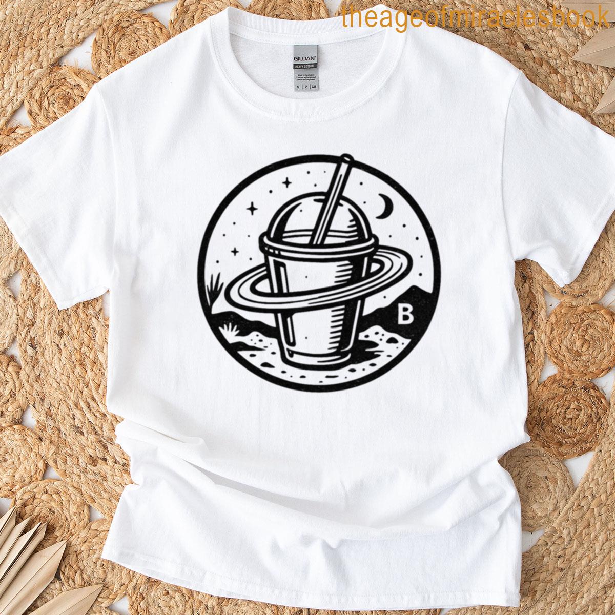Cosmic Bisbee Stamp Logo Black Line T-shirt