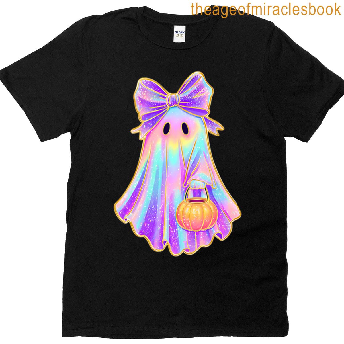 Cute Coquette Halloween Ghost T-shirt