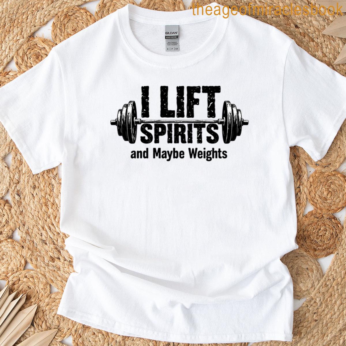 Distressed Barbell – Weightlifting Gym Motivation T-shirt