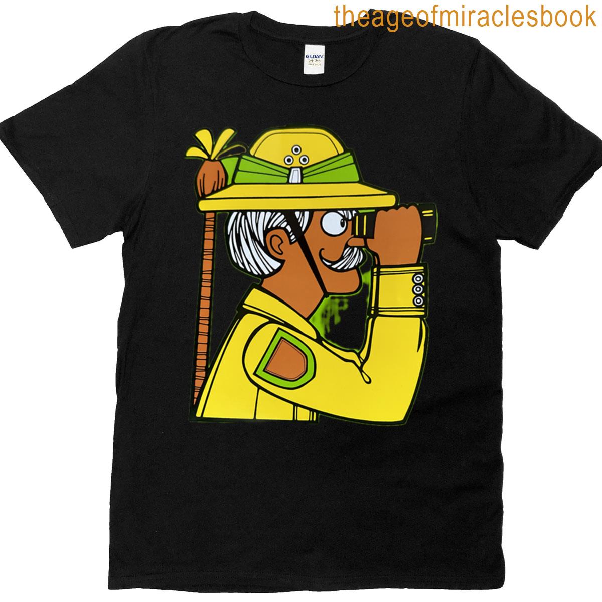 Explore Jungle Yellow Binoculars Journey Mystery T-shirt