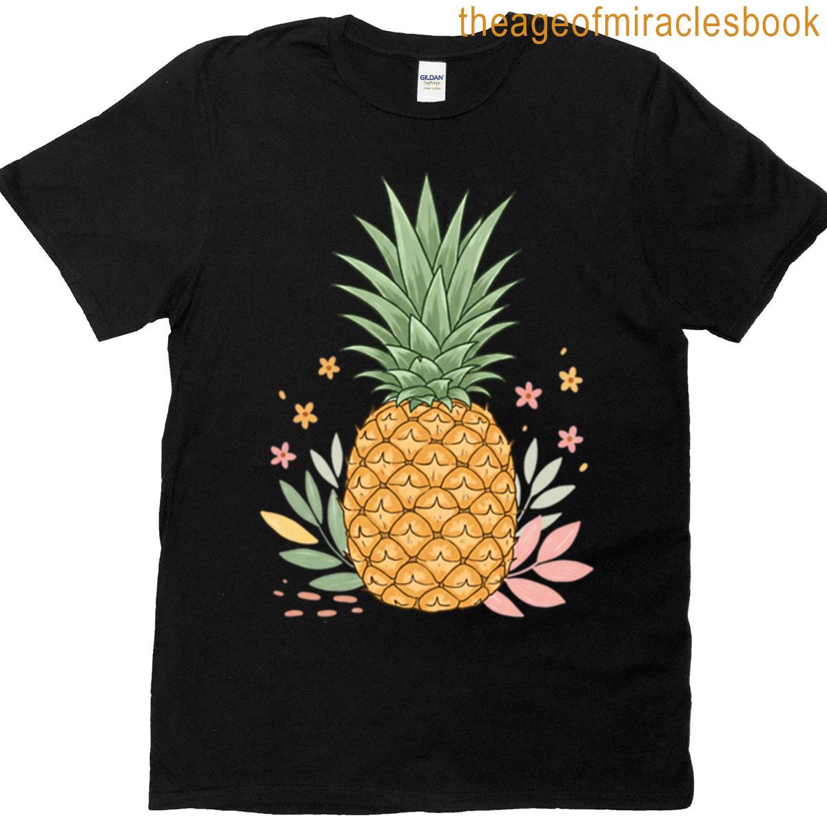 Floral Pineapple T-shirt