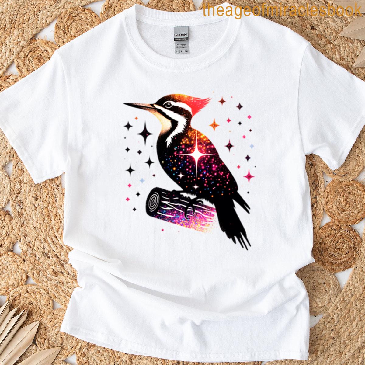 Glitter Pileated Woodpecker T-shirt