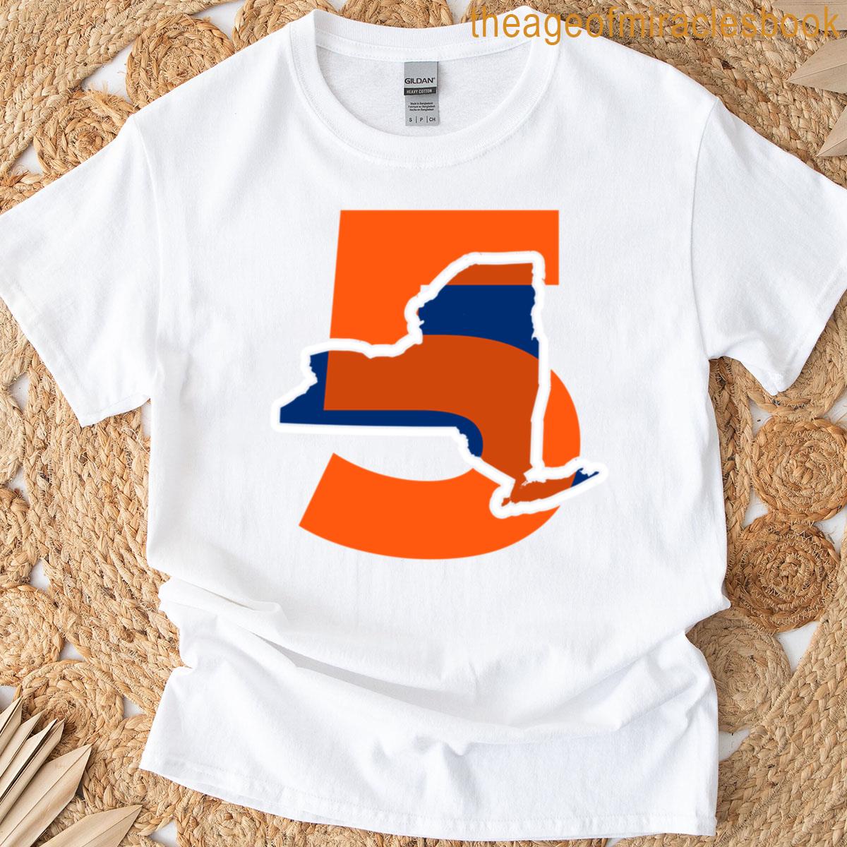 Jul-53 Wright 5 Ny Map Jersey Tee Vintage Captain Tribute T-shirt