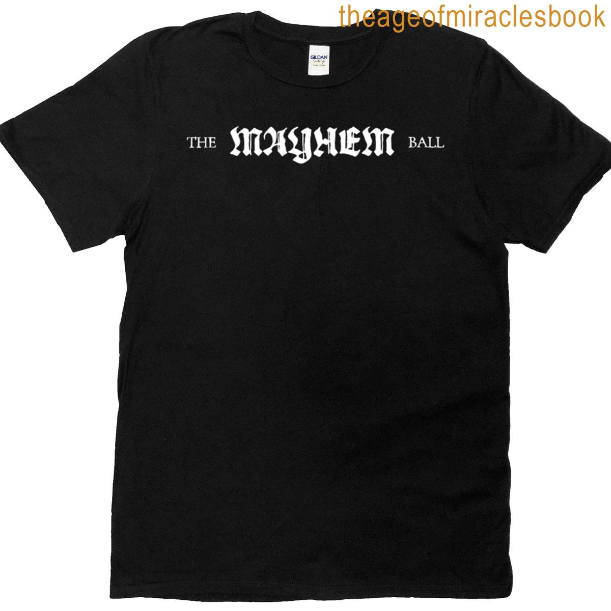 Lady Gaga – Mayhem Ball Logo White T-shirt