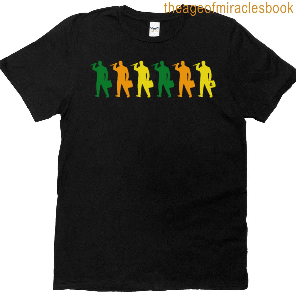 Multi Green Businessman T-shirt