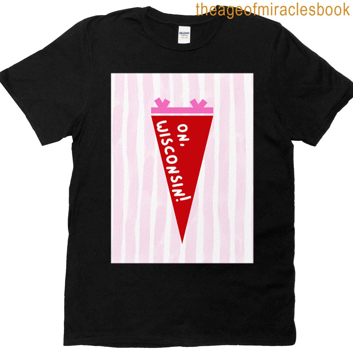 On Wisconsin Pennant T-shirt
