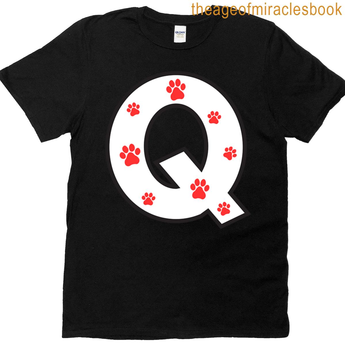Paw Print Alphabet T-shirt