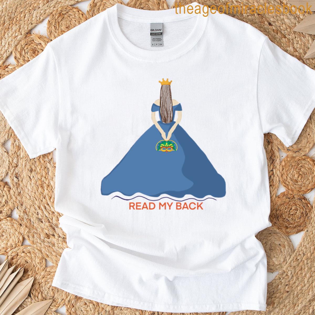 Read My Back Regal Mystery Statement Art T-shirt
