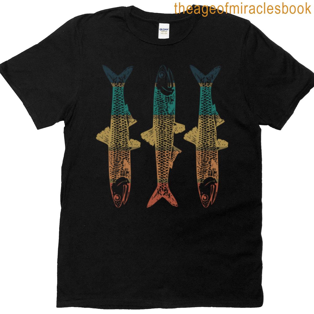 Sardines – Line Art Design T-shirt