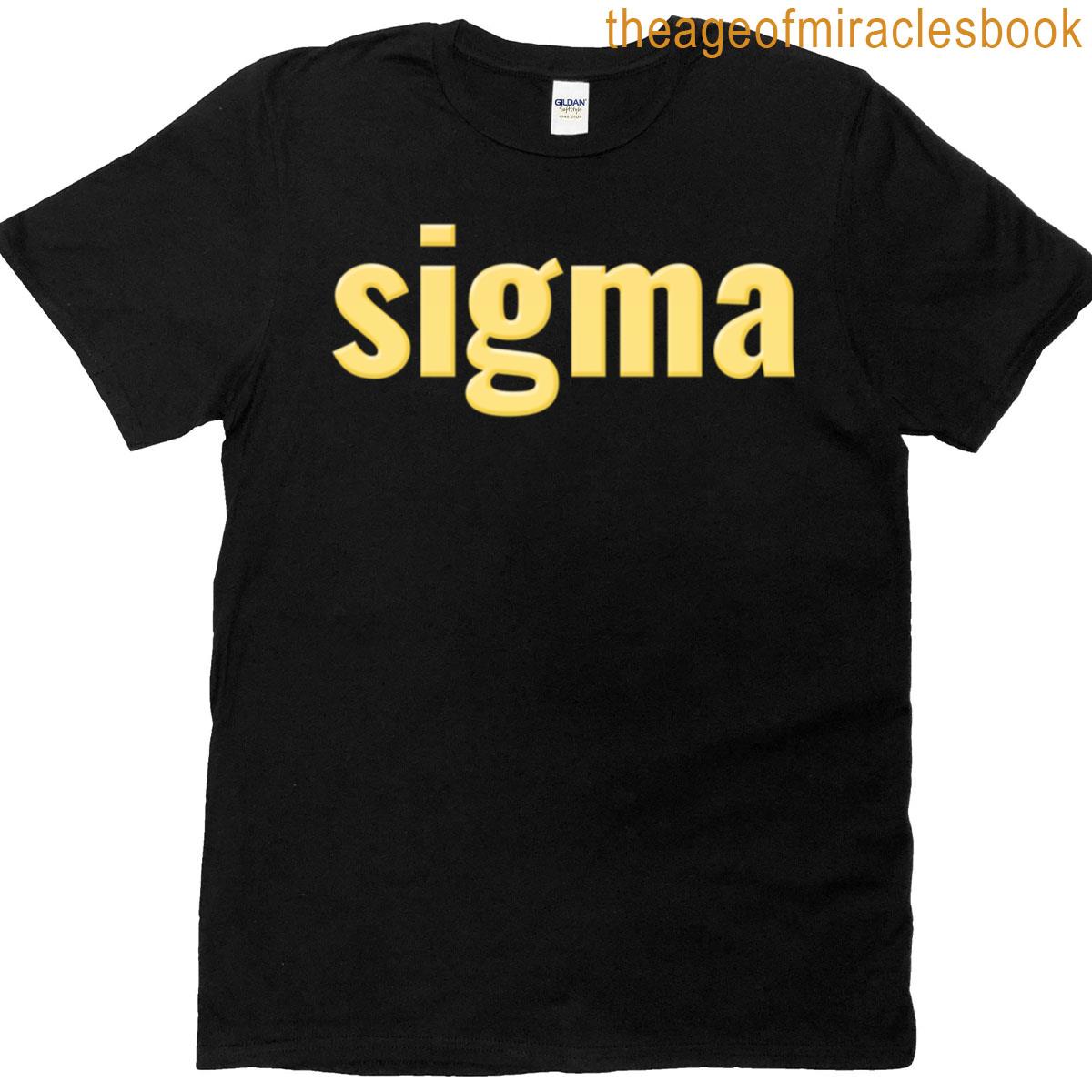 Sigma In Yellow T-shirt
