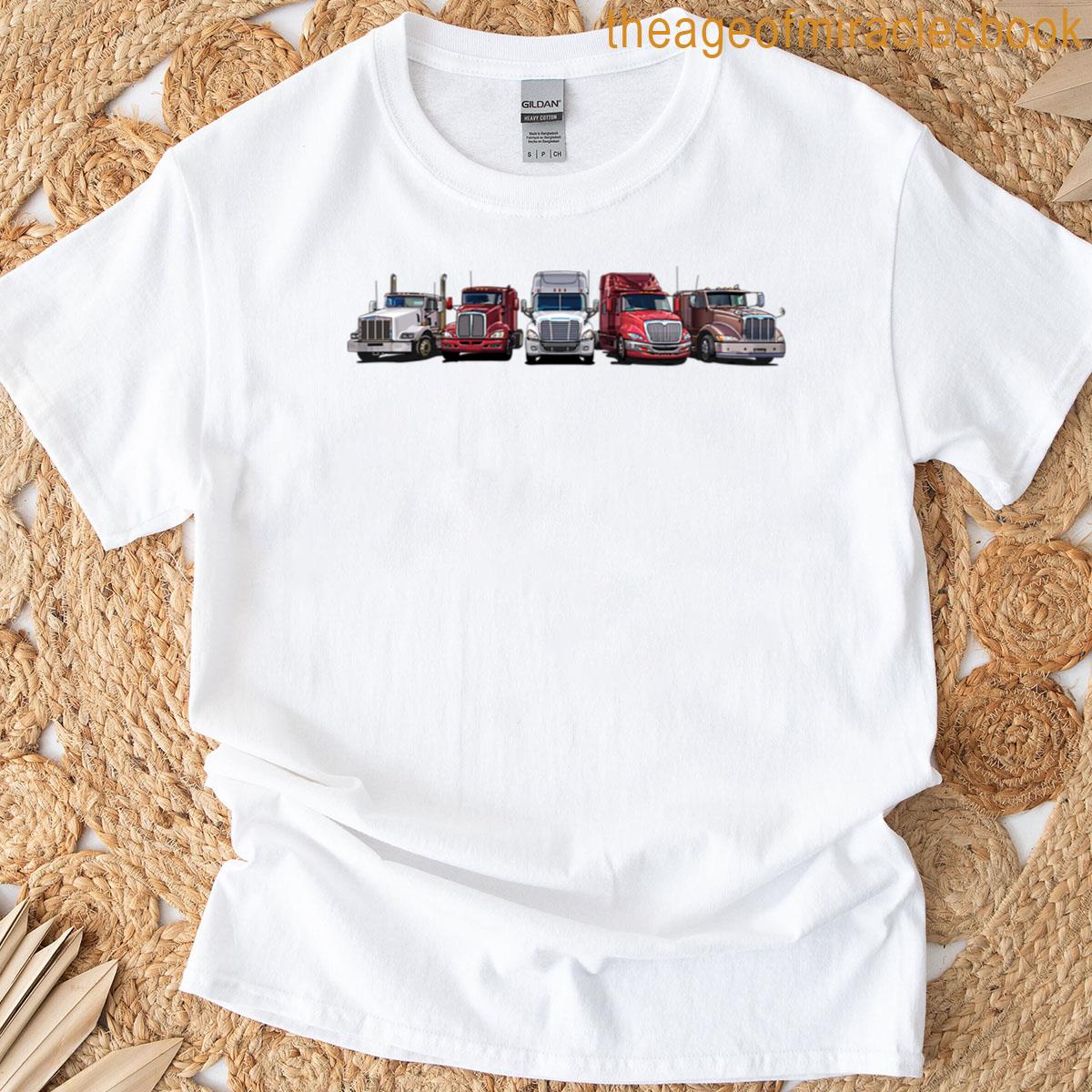 Trucks Long-hood Trucks Tractor Units T-shirt