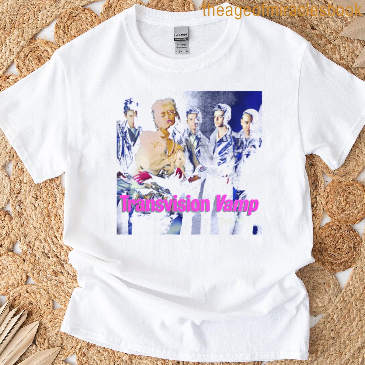 Vamp Pop Rage Transvision Style Rock Art T-shirt