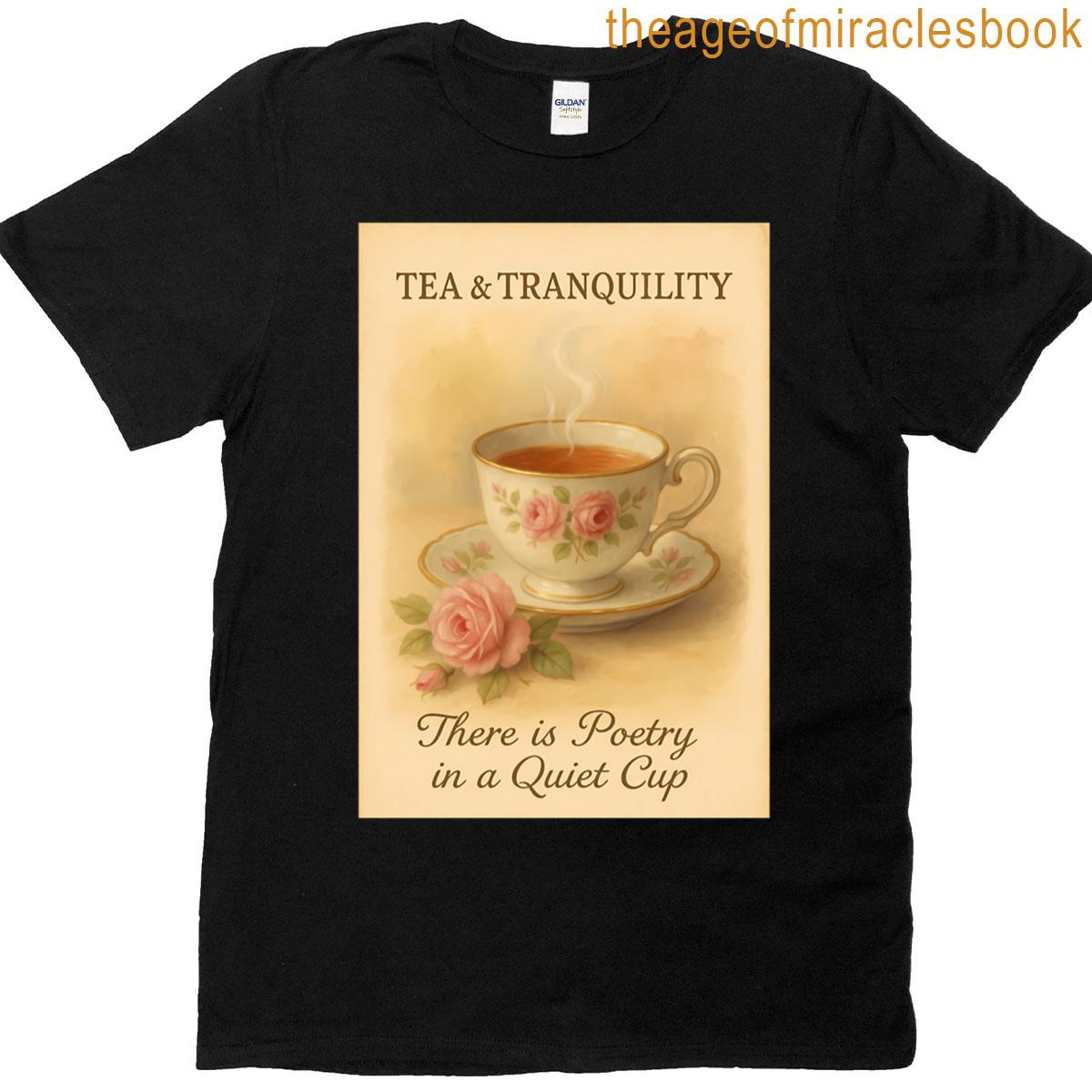 Victorian Tea Serenity – A Quiet Cup T-shirt