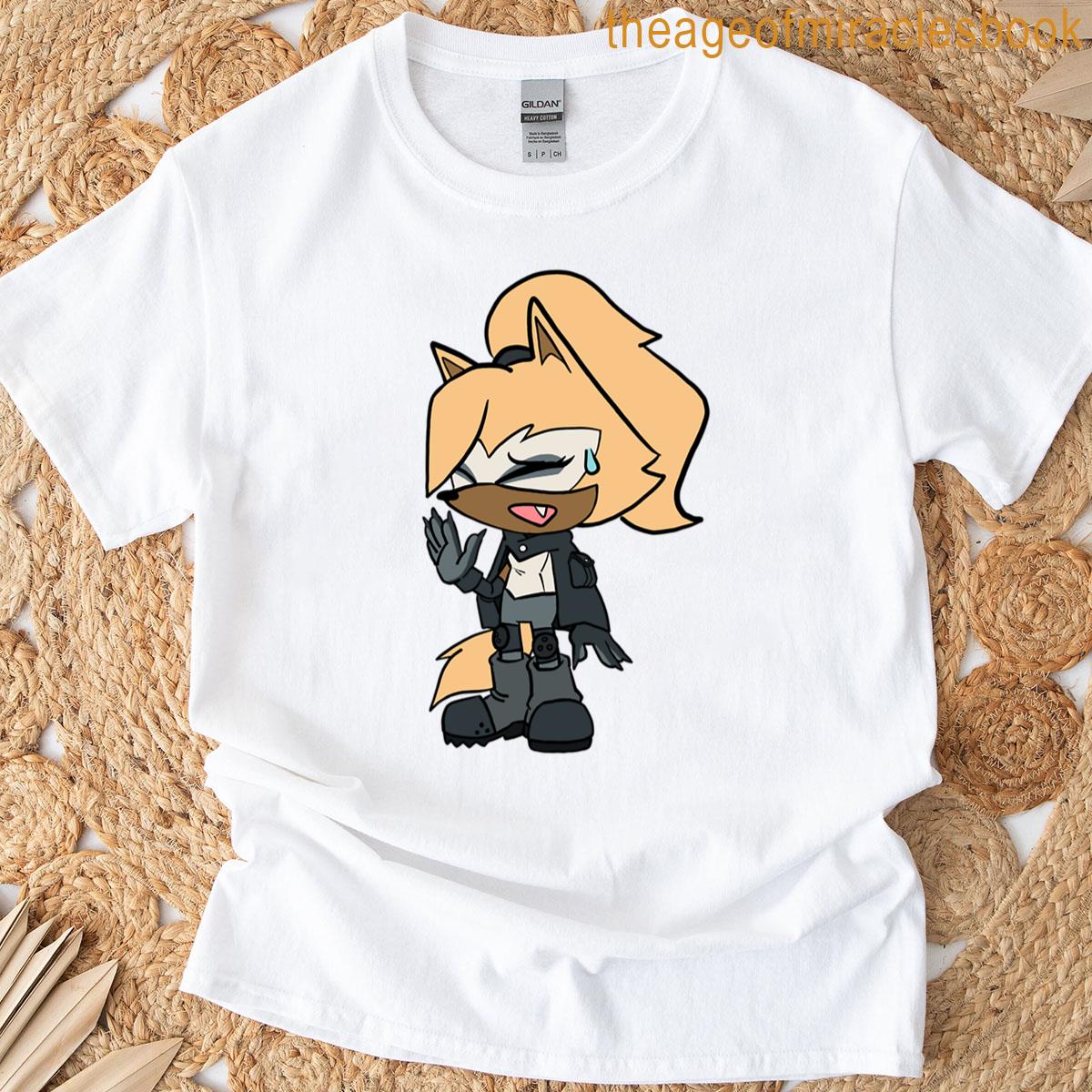 Whisper The Wolf Sticker T-shirt