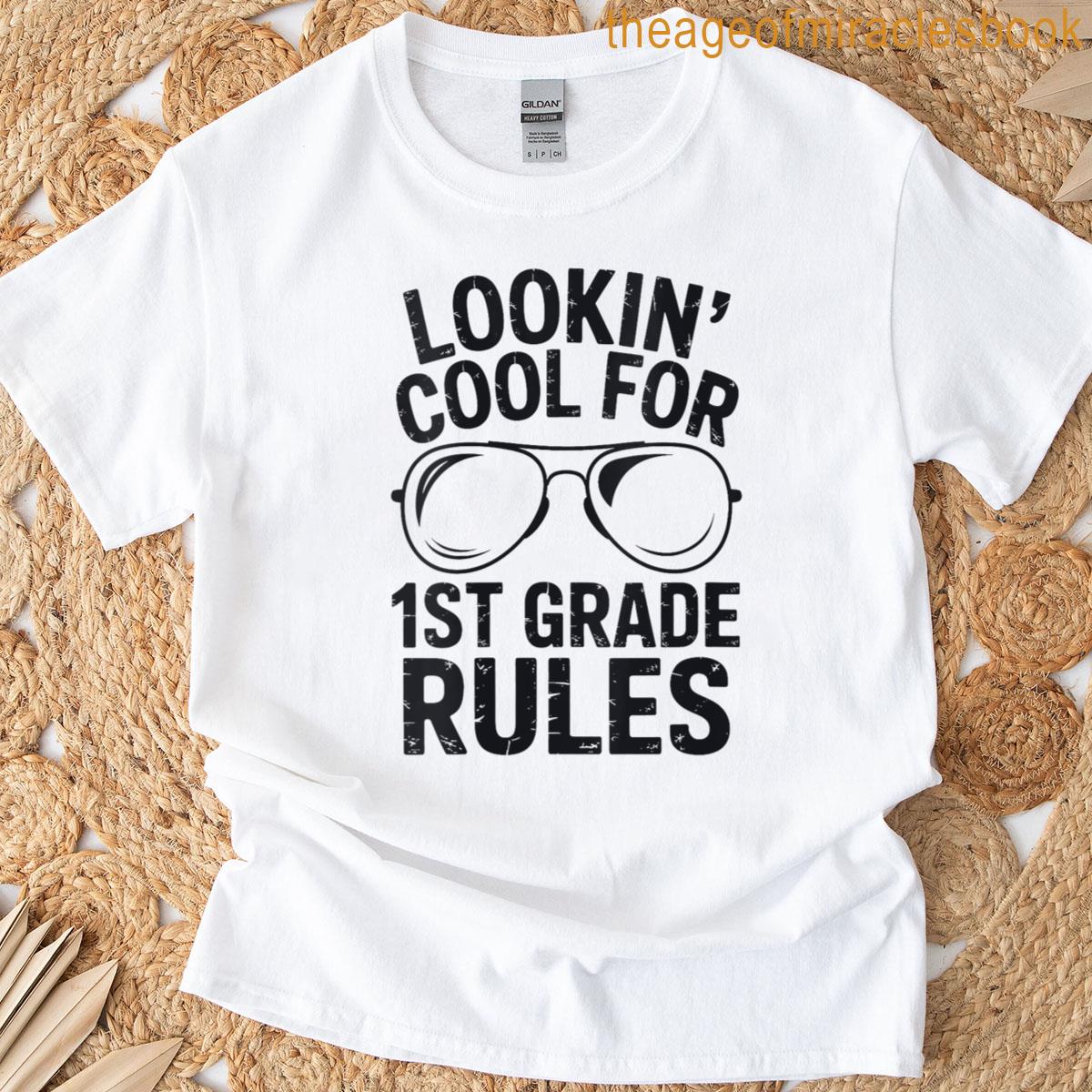 Womens Looking Cool For 1st Grade Back To School T-shirt