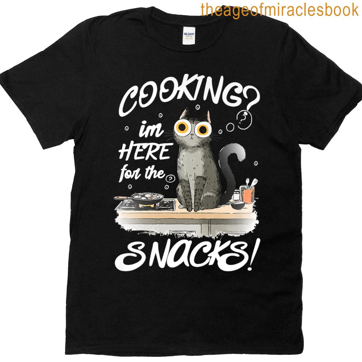 Cooking Im Here For The Snacks Premium T-shirt