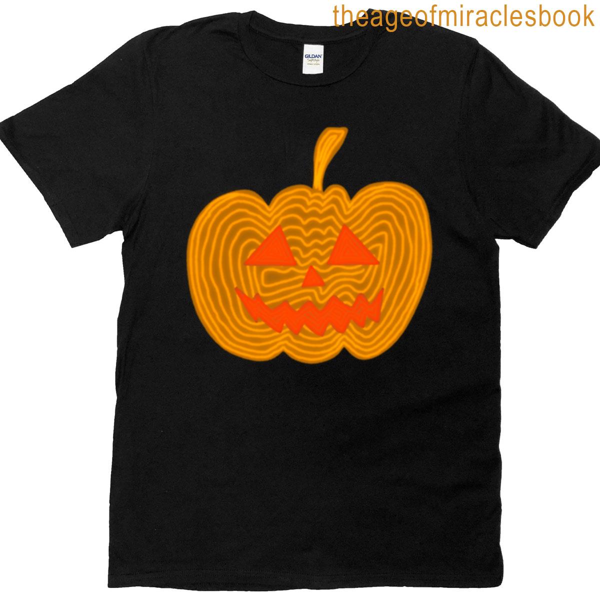Neon Glow Pumpkin T-shirt