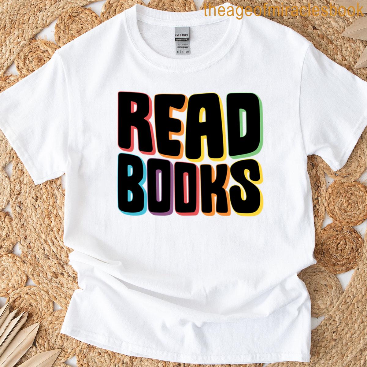 Read Books Pride Dark Rainbow Shadow T-shirt