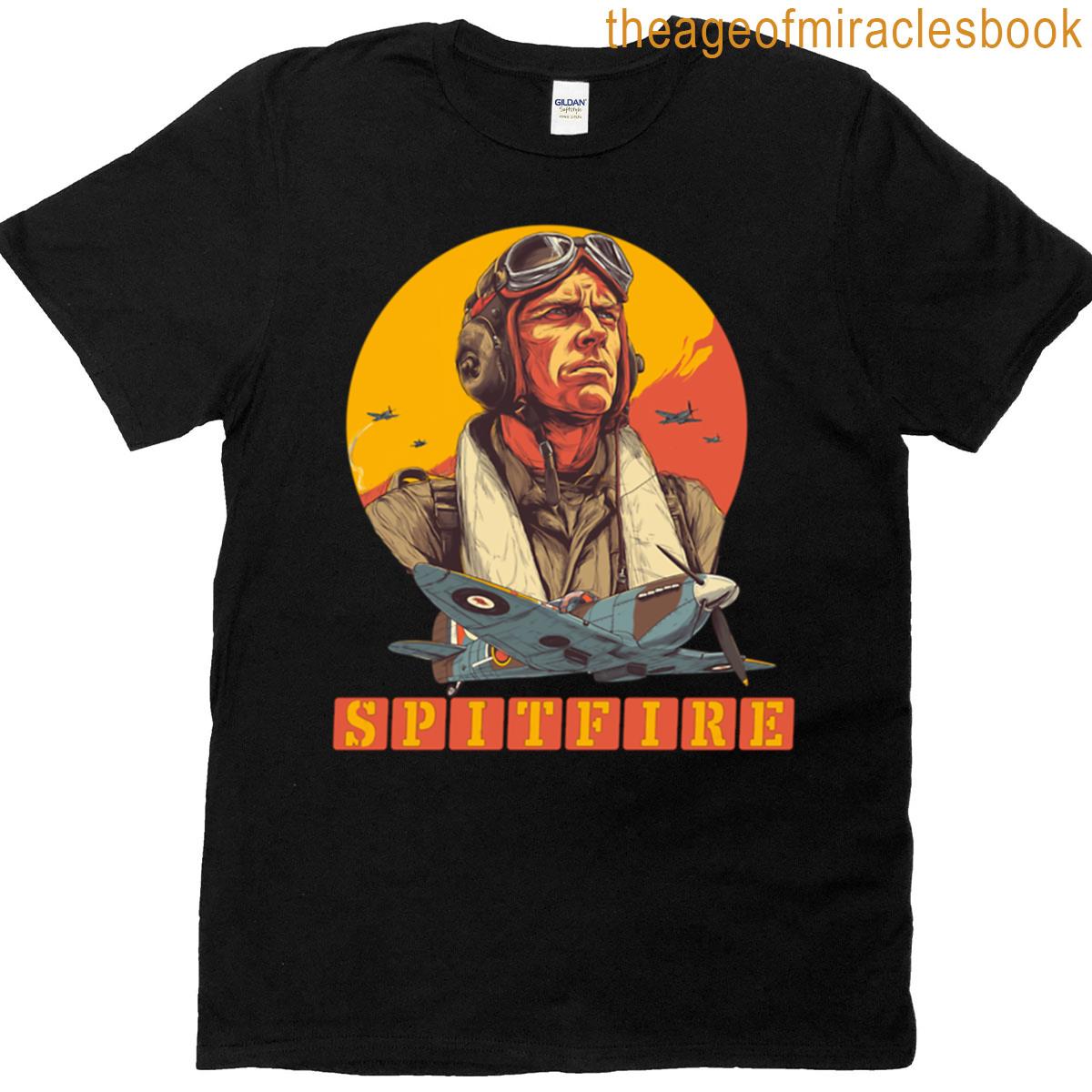 Spitfire And Pilot T-shirt