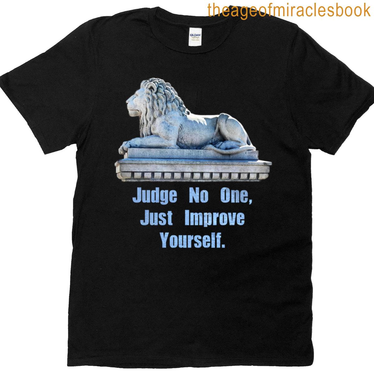Stone Lion With Wise Advice T-shirt