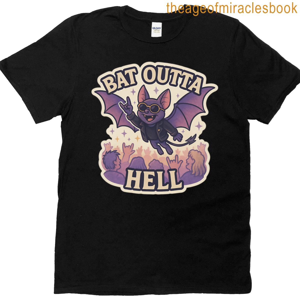 Bat Outta Hell Rockin Tribute Oversized T-shirt