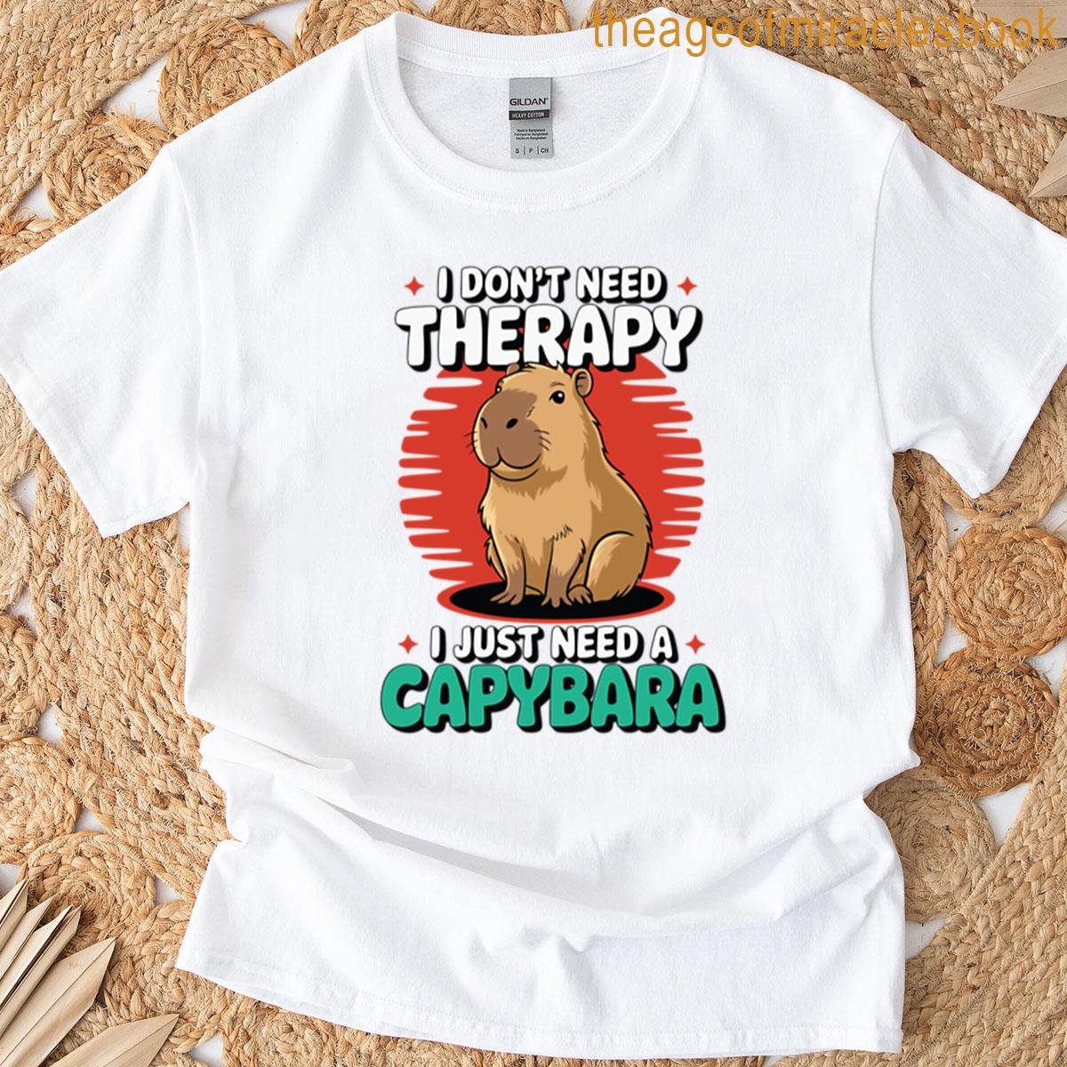 Capybara Therapy Oversized T-shirt