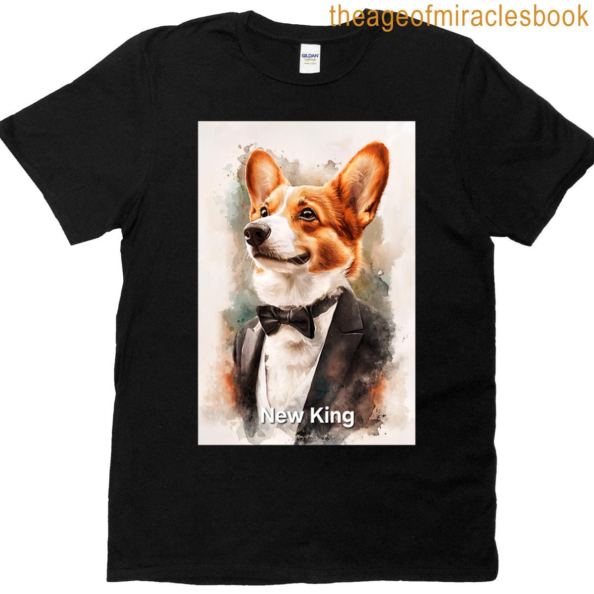 Corgi In Tuxedo Oversized T-shirt