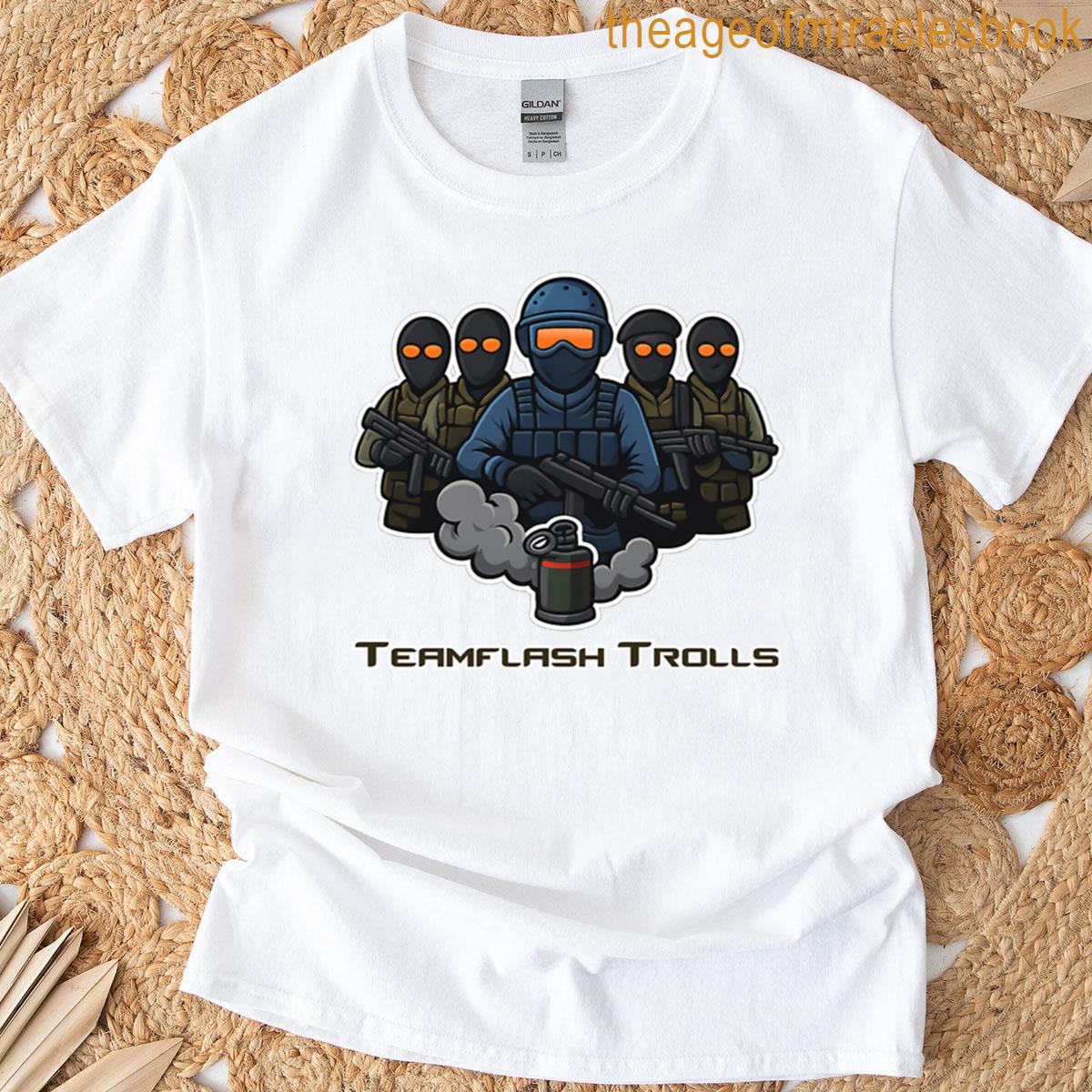 Counter Strike – Cs2 – Teamflash Trolls – Sticker Transparent T-shirt