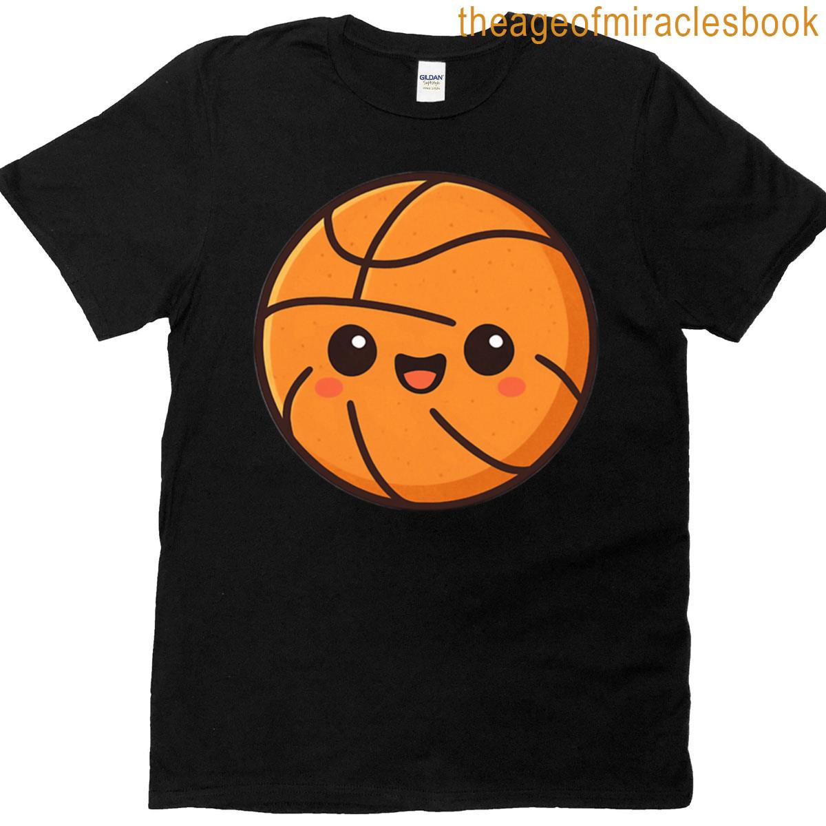 Cute Happy Basketball Face T-shirt